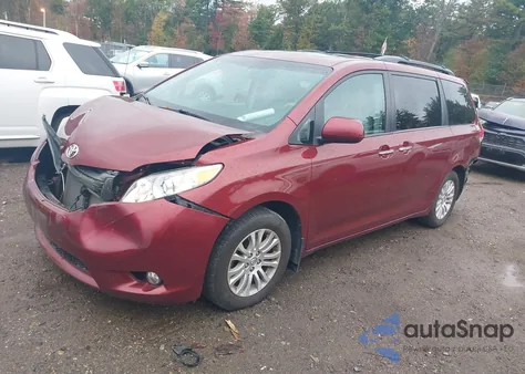 2013 Toyota Sienna Xle V6 8 Passenger из США, поврежденный, VIN 5TDYK3DC1DS386143
